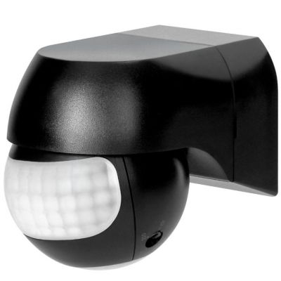 Czujnik ruchu 180° IP44 800W max 15m mini czarny ORNO (OR-CR-286/B)